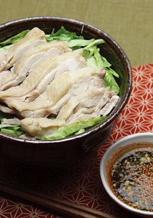 蒸し鶏丼-レシピのメイン写真