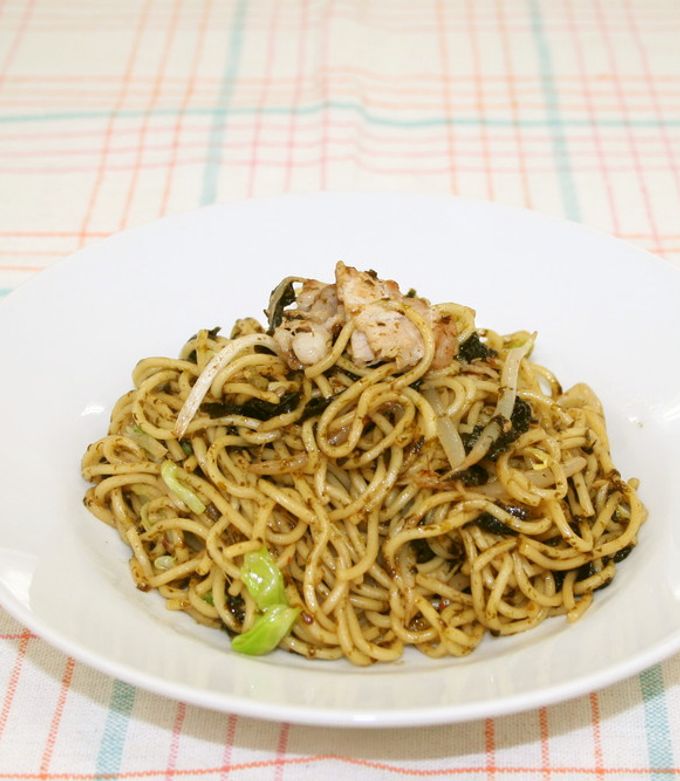 磯の風味～焼海苔佃煮の焼きそば-レシピのメイン写真