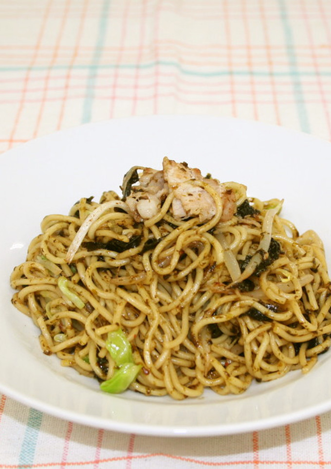 磯の風味～焼海苔佃煮の焼きそば-レシピのメイン写真