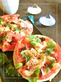 トマト・枝豆の塩昆布・おかかマフィン-レシピのメイン写真