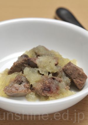【離乳食 後期】レバーのりんご煮-レシピのメイン写真