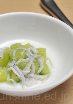 【離乳食 後期】胡瓜としらすの甘酢和え-レシピのメイン写真