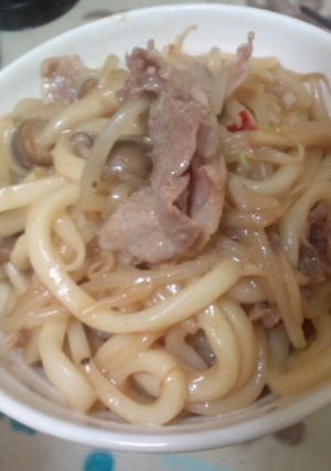 簡単！激ウマ！ピリ辛味噌うどん☆-レシピのメイン写真