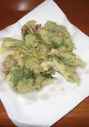 小イワシの梅肉挟み天　-レシピのメイン写真