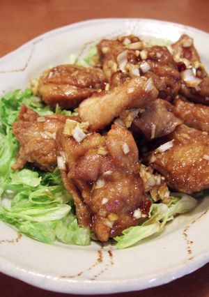 鶏の甘酢ねぎソースがけ（油淋鶏）-レシピのメイン写真