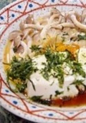 豆腐としめじのポン酢卵とじ-レシピのメイン写真
