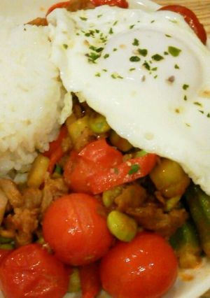 豚肉と夏野菜の炒め物☆オーロラソース-レシピのメイン写真
