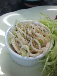 簡単♪付け合わせにタラマヨスパ♪-レシピのメイン写真
