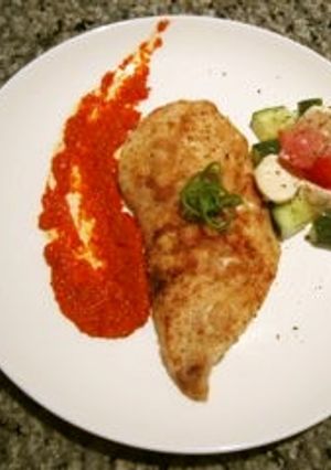 材料３つ　チキンスニッツル-レシピのメイン写真