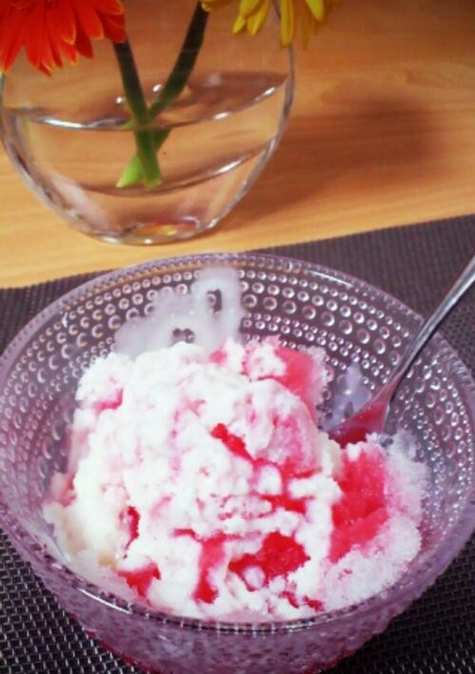 フワフワのかき氷-レシピのメイン写真