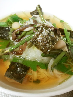 夏のにゅう麺★夏バテ防止に★-レシピのメイン写真