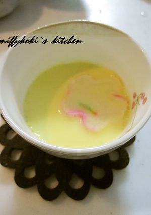 ふわふわふんわり♪1分de簡単玉子豆腐☆-レシピのメイン写真