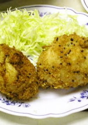 肉じゃが活用・油揚げのかわりコロッケ-レシピのメイン写真