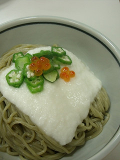 やまかけいくら茶そば-レシピのメイン写真