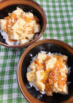 簡単麻婆丼-レシピのメイン写真