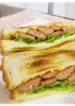 うまうま～♪*フランクのホットサンド*-レシピのメイン写真