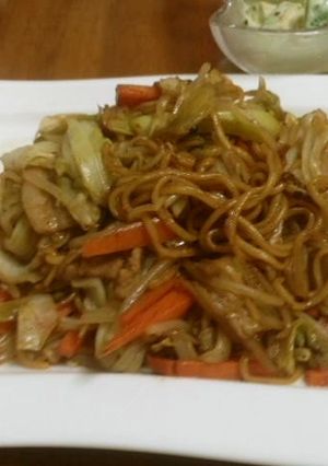 簡単☆贅沢なジューシー焼きそば-レシピのメイン写真