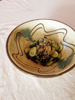 胡瓜とワカメの酢の物-レシピのメイン写真