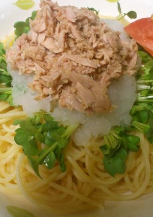 大根おろしとツナのパスタ♪-レシピのメイン写真