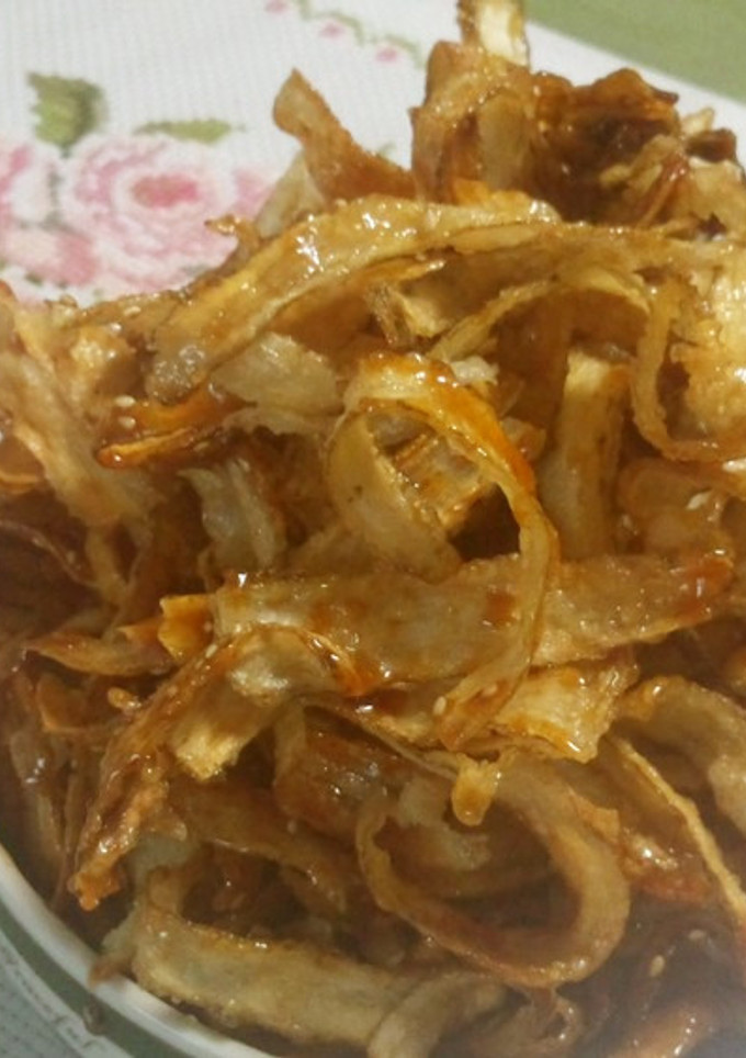 食物繊維たっぷり!!ごぼうの甘辛揚げ煮-レシピのメイン写真