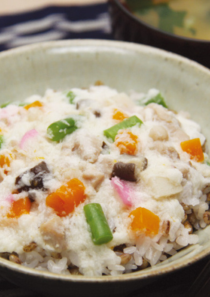 白だしでメチャ旨♪具沢山のとろろご飯★丼-レシピのメイン写真