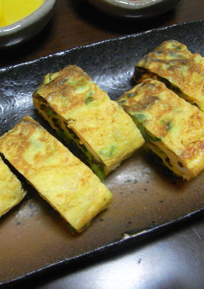 ねぎ塩こんぶの厚焼きたまご-レシピのメイン写真