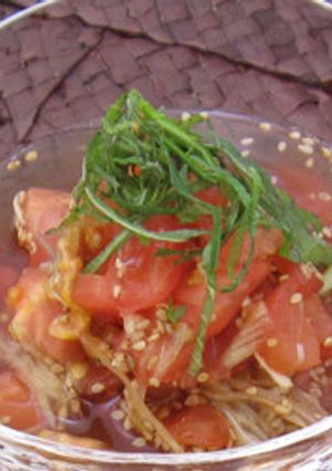 完熟トマトのあっさりつけだれ-レシピのメイン写真