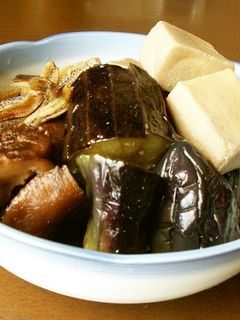 茄子高野豆腐の煮びたし-レシピのメイン写真