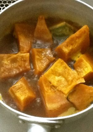 我が家のかぼちゃの煮物-レシピのメイン写真