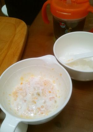 りんごとにんじん〈離乳食中期～〉-レシピのメイン写真
