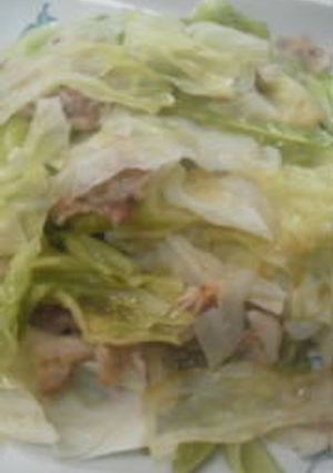 豚バラキャベツのにんにく蒸し-レシピのメイン写真