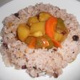 リング盛りごはん♪十六穀米カレー
