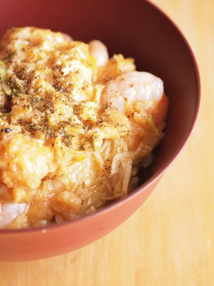プリとろ・えびたま丼-レシピのメイン写真