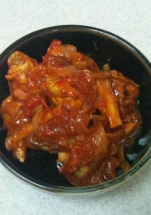 簡単！鶏肉のトマト煮込み-レシピのメイン写真