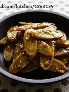簡単♪ごぼうのごま照り焼き-レシピのメイン写真