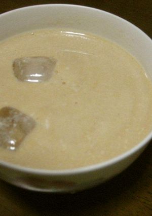 牛乳に黒砂糖と黒酢でヨーグルト風ドリンク-レシピのメイン写真