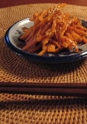 韓国風♪人参の胡麻和え-レシピのメイン写真