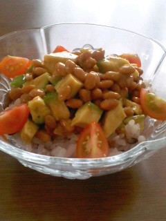 アボカド納豆ごはん-レシピのメイン写真