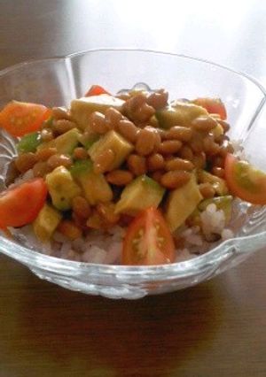 アボカド納豆ごはん-レシピのメイン写真