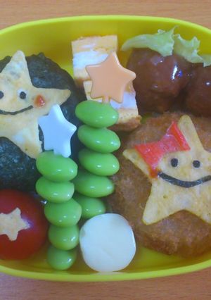 お星さま弁当☆キャラ弁-レシピのメイン写真