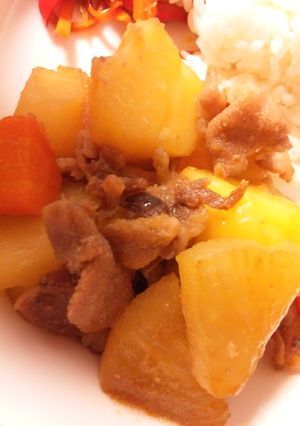 フライパンで時短☆大根肉じゃが-レシピのメイン写真