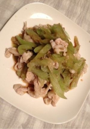 ナスと鶏皮のツルポン！-レシピのメイン写真