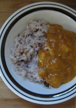 ランチにぴったり十六穀ごはんカレー-レシピのメイン写真