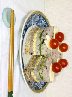 十六穀ごはんでケーキ-レシピのメイン写真