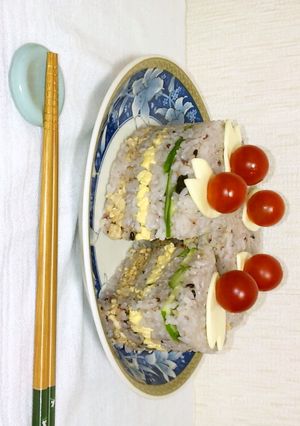 十六穀ごはんでケーキ-レシピのメイン写真