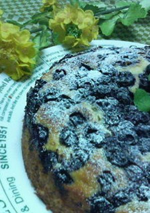 泡立て無しで簡単☆さっぱりしっとりブルーベリーヨーグルトケーキ-レシピのメイン写真