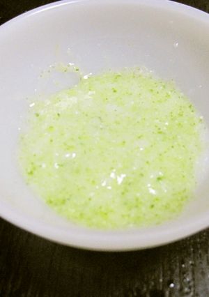 初めての離乳食♪おかゆ＋ブロッコリー♡-レシピのメイン写真