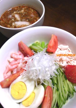 冷やし坦坦つけめん-レシピのメイン写真
