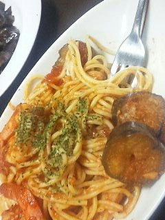 モッツァレラと茄子と海老☆トマトパスタ-レシピのメイン写真