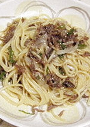 コンビーフパスタ-レシピのメイン写真